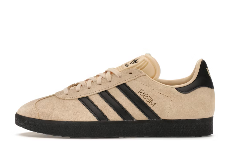 Adidas Gazelle Messi Triunfo Dorado : style victorieux pour la rue et la collection
