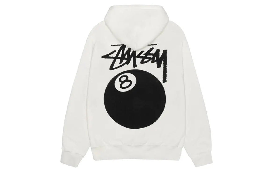 Stussy 8 Ball Hoodie Pigment Geverfd Wit: het pigmenttrui die je nodig hebt