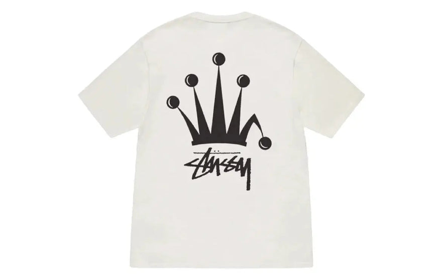 Stussy Regal Crown Pigment Dyed T-shirt Natural — Must-have vintage pigmented t-shirt 