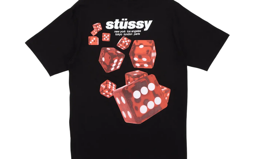 Stussy Rollers Tee Black: The essential modern streetwear T-shirt