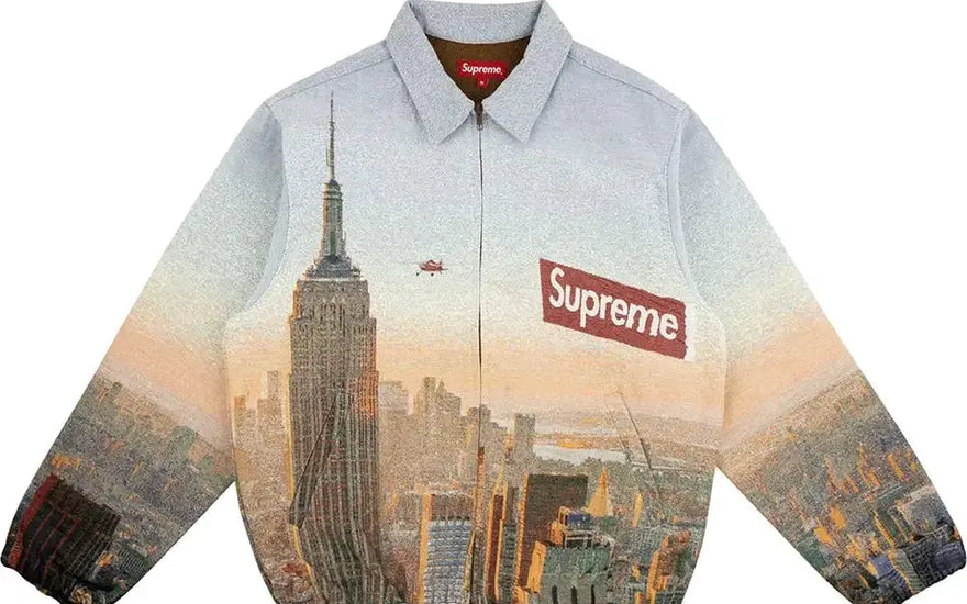 Supreme Jachetă Harrington cu Tapiserie Aeriană: haina care definește îmbrăcămintea urbană