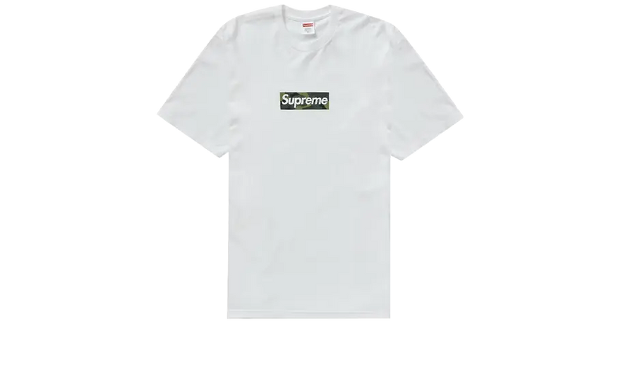 Supreme Box Logo Tee (FW23) Biały — Niezbędna koszulka ulicznego stylu