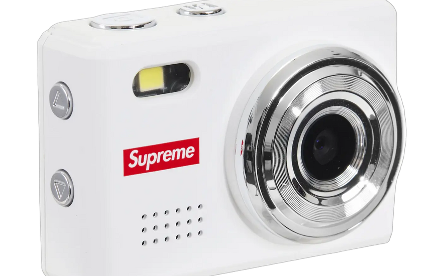 Supreme Digital Camera Nøglering Hvid: Det uundværlige streetwear-nøglering