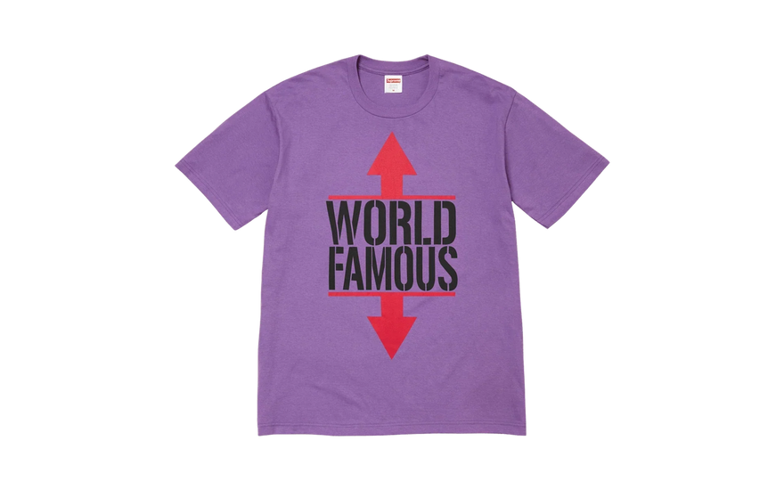 Supreme World Famous T-Shirt Purple: la camiseta SS26 que agotó el morado en un jueves