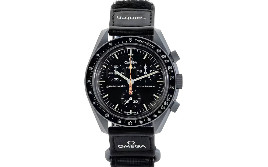 Swatch x Omega Bioceramic Moonswatch Mission to Moonshine Guld Schweizisk Lanterne Skive: det gyldne ur, som alle ønsker sig
