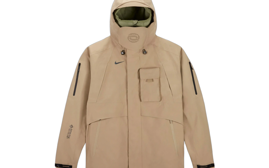 Travis Scott CACT.US CORP x Nike M NRG BH Jacket Khaki: la chaqueta técnica que sigue mandando en el streetwear