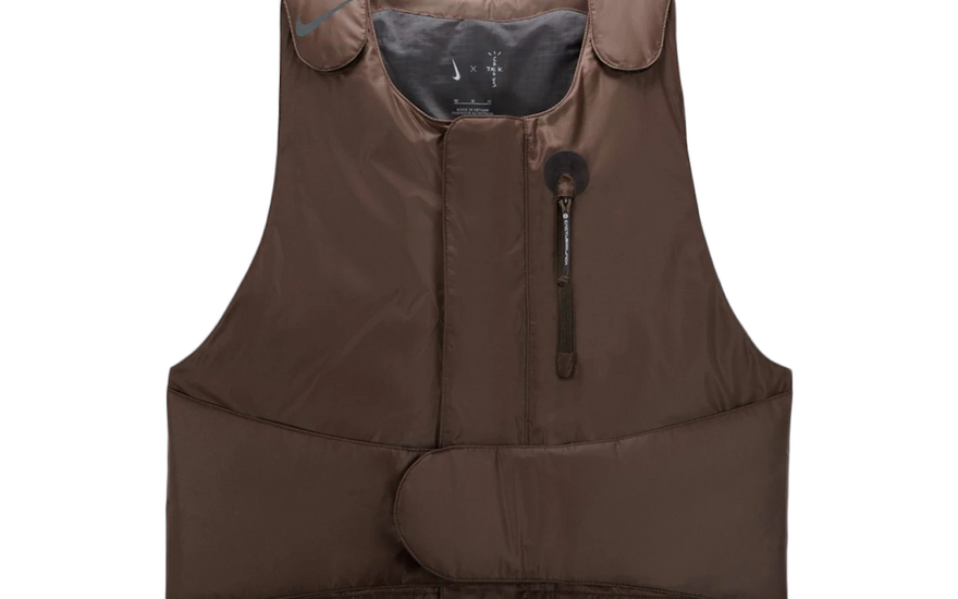 Travis Scott CACT.US CORP x Nike M NRG BH Vest Brown: guía completa de diseño, talla y estilo