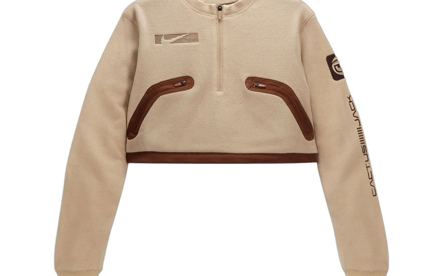 Travis Scott CACT.US CORP x Nike W NRG BH PO Crew Cream: la sudadera cream que sigue mandando en 2026