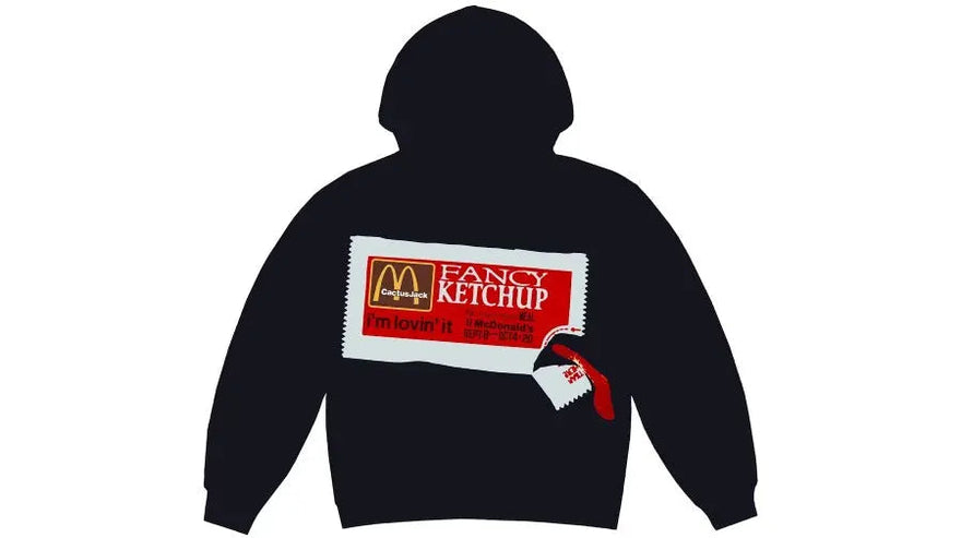 Travis Scott x CPFM 4 CJ Ketchup Kapuzenpullover Schwarz: Der unverzichtbare Ketchup-Kapuzenpullover der Straßenmode