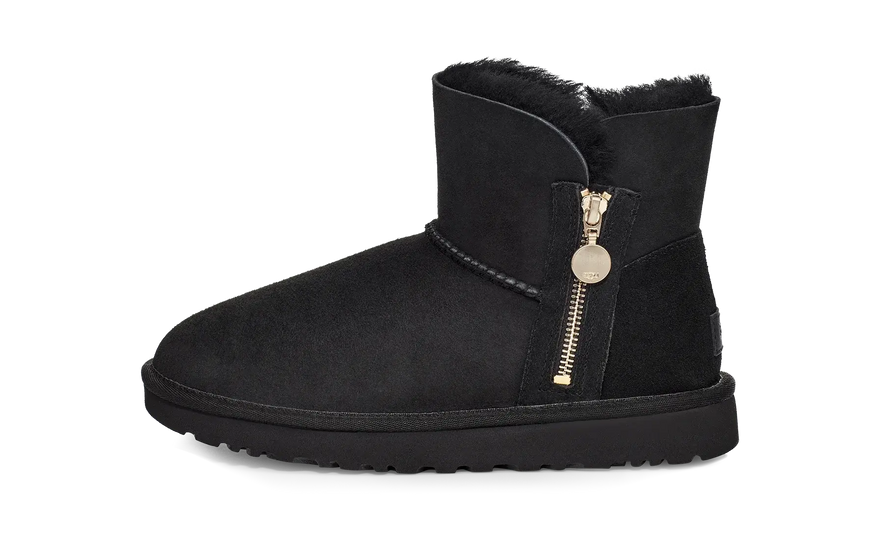 UGG Bailey Zip Mini Boot Black: the short boot that will change your wardrobe