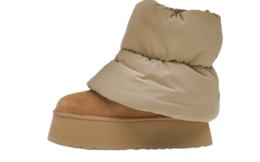 UGG Classic Mini Dipper Puffer Boot Amphora Chestnut — La mini bota puffer que necesitas este invierno