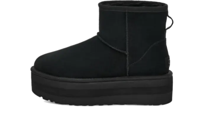 UGG Classic Mini Platform Boot Black: the platform boot that elevates your style and comfort