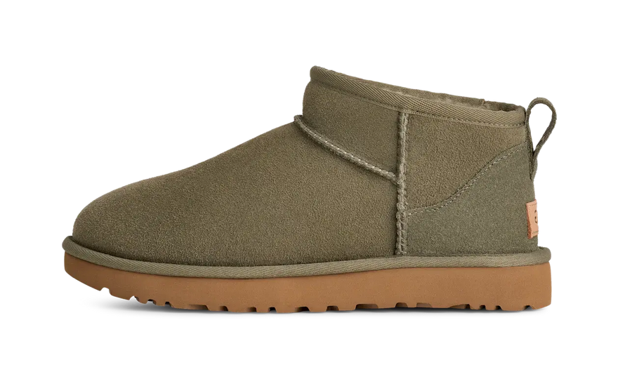 UGG Classic Ultra Mini Boot Moss Green Amphora: a mini csizma, amely átalakítja a megjelenésedet