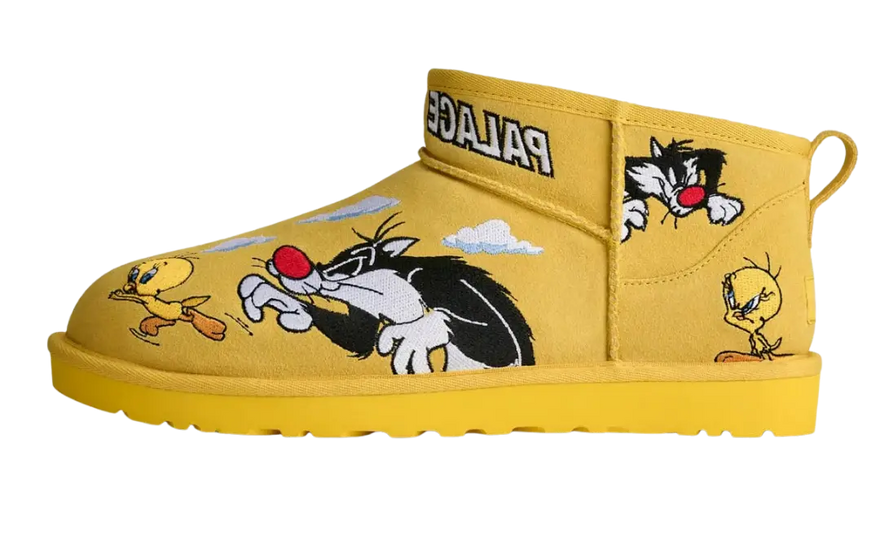 UGG Classic Ultra Mini Boot Palace x Looney Tunes Gelb: Freude und Bequemlichkeit für dein Outfit