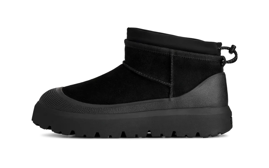 UGG Classic Ultra Mini Weather Hybrid Boot Black: la mini bota impermeable que necesitas