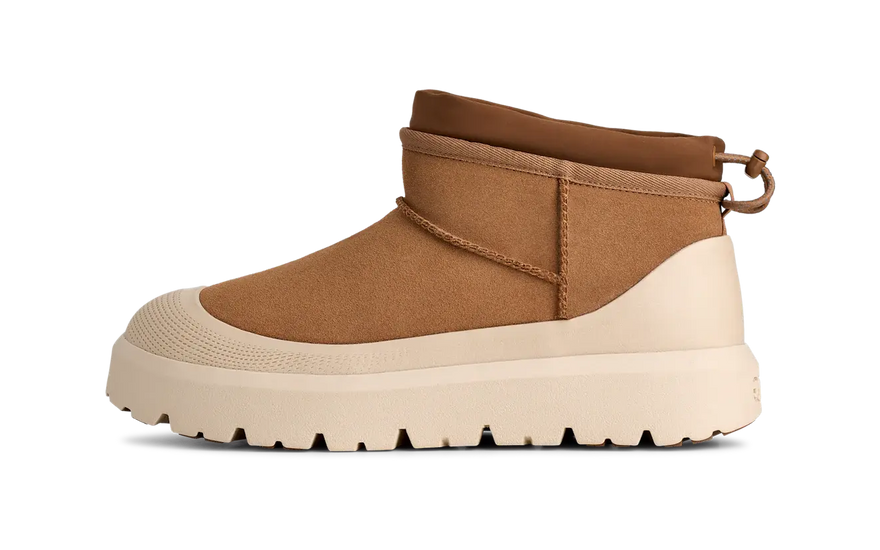 UGG Classic Ultra Mini Weather Hybrid Boot Chestnut Whitecap: la mini bota impermeable que necesitas