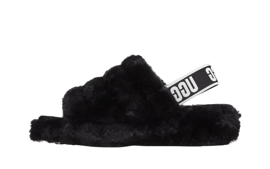 UGG Fluff Yeah Slide Black: Uldklipklapperne, der forvandler dit udseende