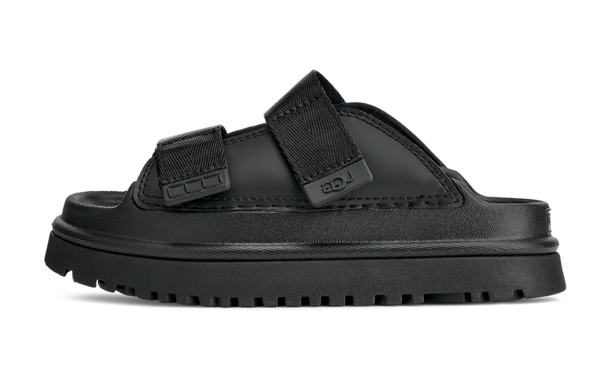 UGG GoldenGlow Slide Black (Kids): Stylish and comfortable black sandals for children