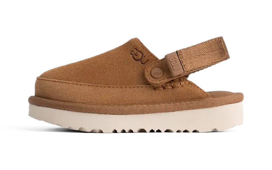 UGG Goldenstar Clog Chestnut (batole): Pohodlné vlněné nazouváky pro malé nožky