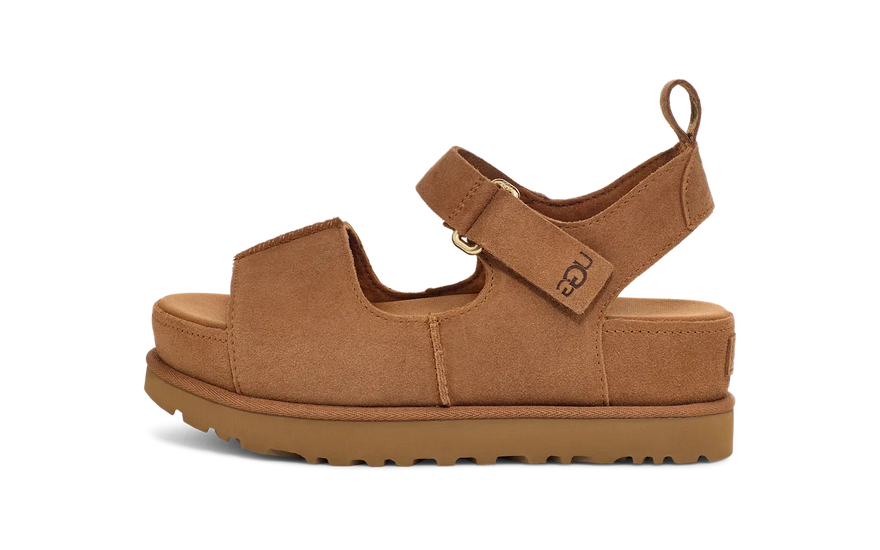 UGG Goldenstar Hi Sandal Kastanie — Den kastanjefarvede sandal, du behøver denne sommer