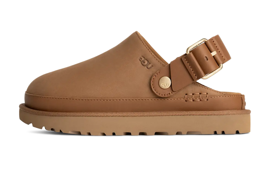 UGG Goldenstar Villa Clog Kaštanová: luxusní dřevák, který pozvedne tvůj vzhled