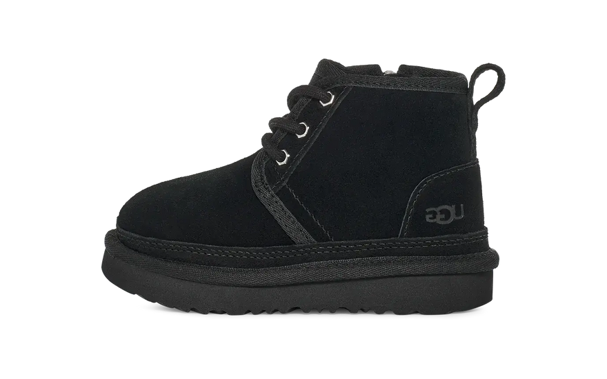 Botim UGG Neumel Preto (Criança Pequena): Botim infantil com estilo e conforto
