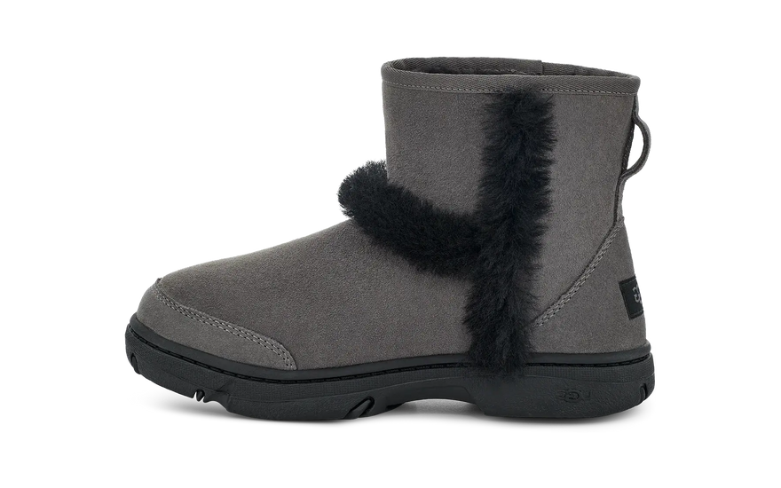 UGG Sunburst Mini Boot Grijs: de mini boot die je winter transformeert