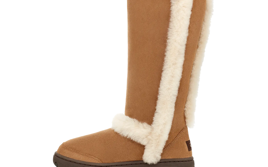 UGG Sunburst Μπότα Ψηλή Chestnut — Ψηλές μπότες chestnut που αναβαθμίζουν το στυλ και την άνεσή σου
