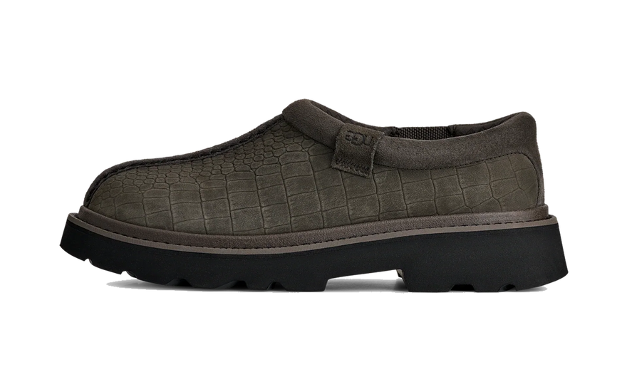 UGG Tasman Lug Embossed Dense Smoke: la Tasman en gris ahumado que sí puedes sacar a la calle