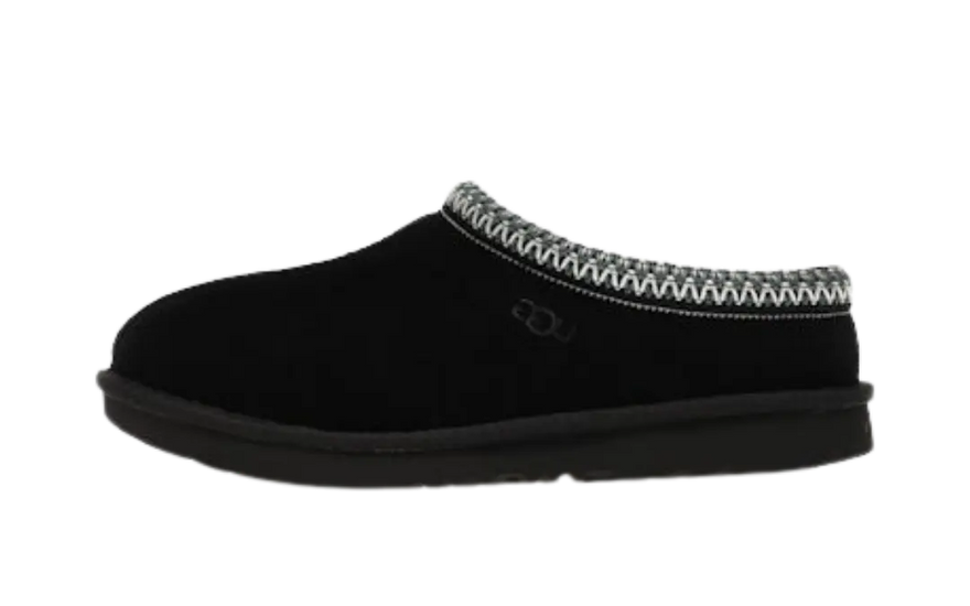 UGG Tasman Slipper Black Kids: Pantuflas negras con estilo y confort