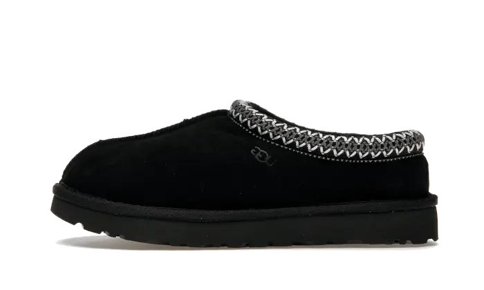 UGG Tasman Slipper Czarny — Luksusowe kapcie z owczej skóry do domu i na ulicę