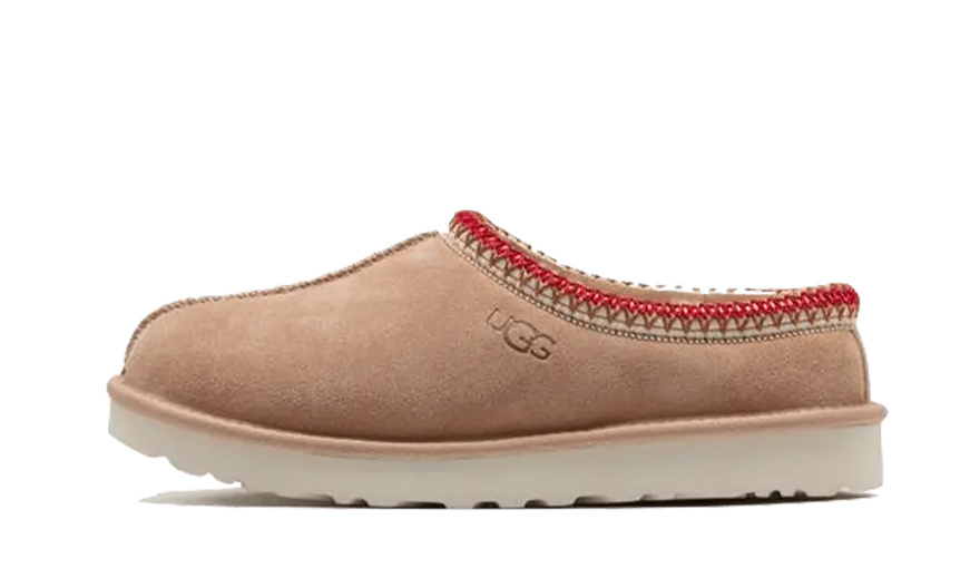 UGG Tasman Slipper Sand Dark Cherry: pantufla de lujo y comodidad para casa