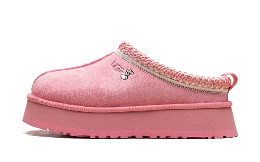 UGG Tazz Love 25 Tøfler Tropisk Lyserød: Lyserøde tøfler, der omfavner dine fødder med stil