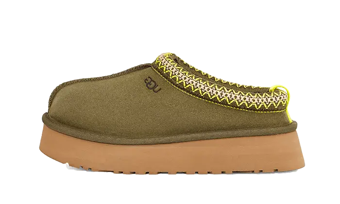 UGG Tazz Pantofole Olive Bruciato: pantofole da casa con stile e comfort