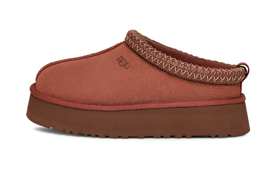 UGG Tazz Papuče Červený Jaspis: Červené papuče, které znovu objevují pohodlí domova