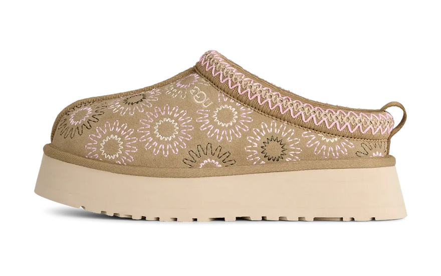 UGG Tazz Sun Stitch Papuci de casă Mustard Seed: papuci mostaza cu stil și moliciune