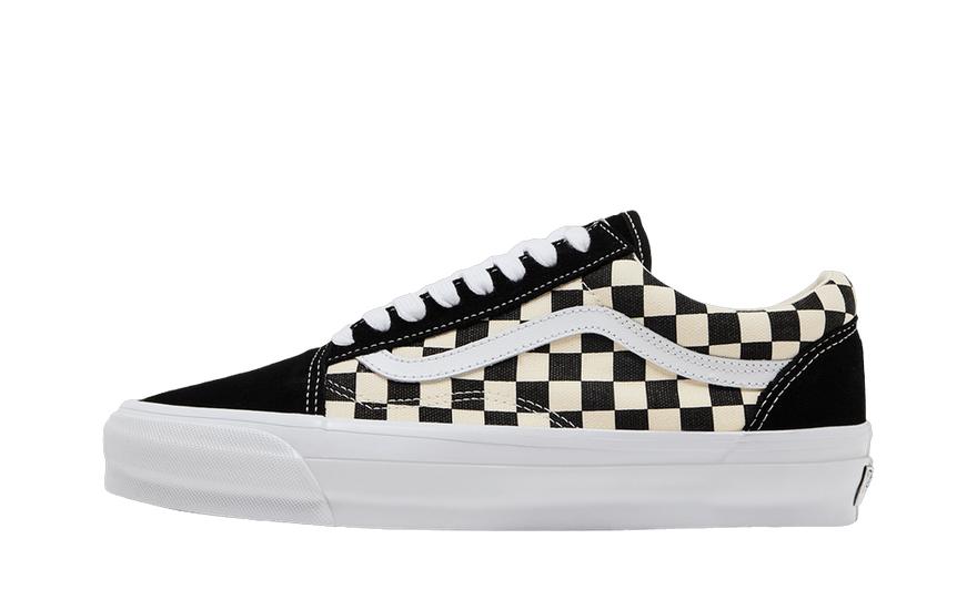 Vans Old Skool 36 LX Checkerboard White Black — Reinventa tu estilo urbano