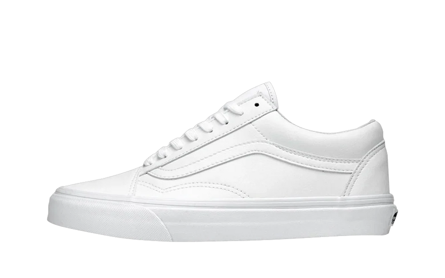 Vans Old Skool Classic Tumble White — La clásica blanca que eleva tu estilo urbano