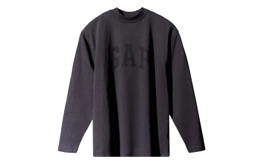 Yeezy Gap Dove Langærmet T-shirt Sort: den sorte basis, der forvandler dit look
