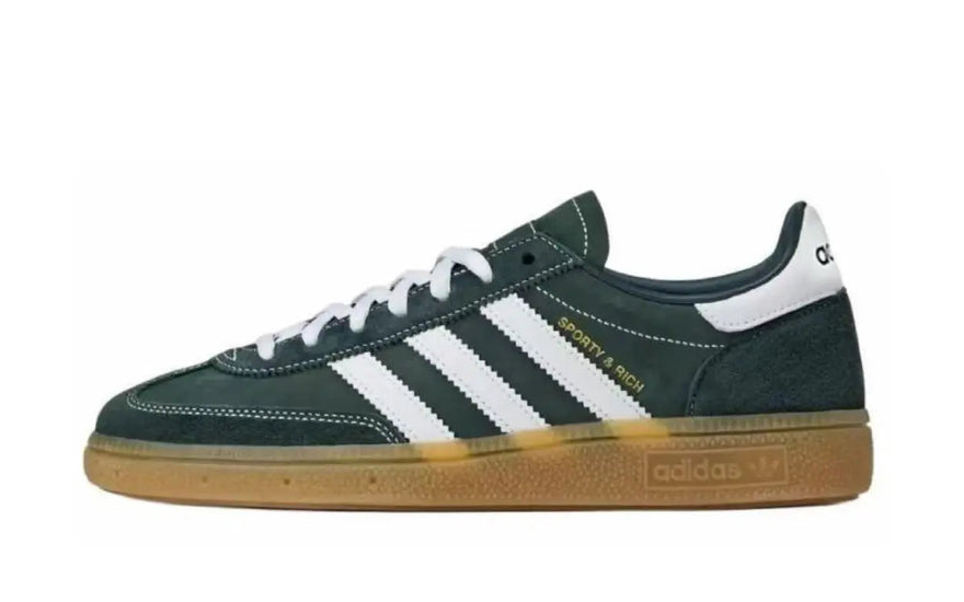 Adidas Handball Spezial Sporty & Rich Dark Green: Zapatillas retro con estilo y agarre