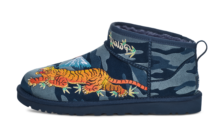 UGG Classic Ultra Mini Boot Palace Navy Camo: botas camufladas que dominam este inverno