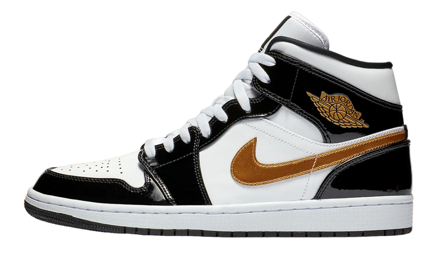 Air Jordan 1 Mid SE Gold Patent: charol, brillo dorado y la silueta que nunca falla en 2026