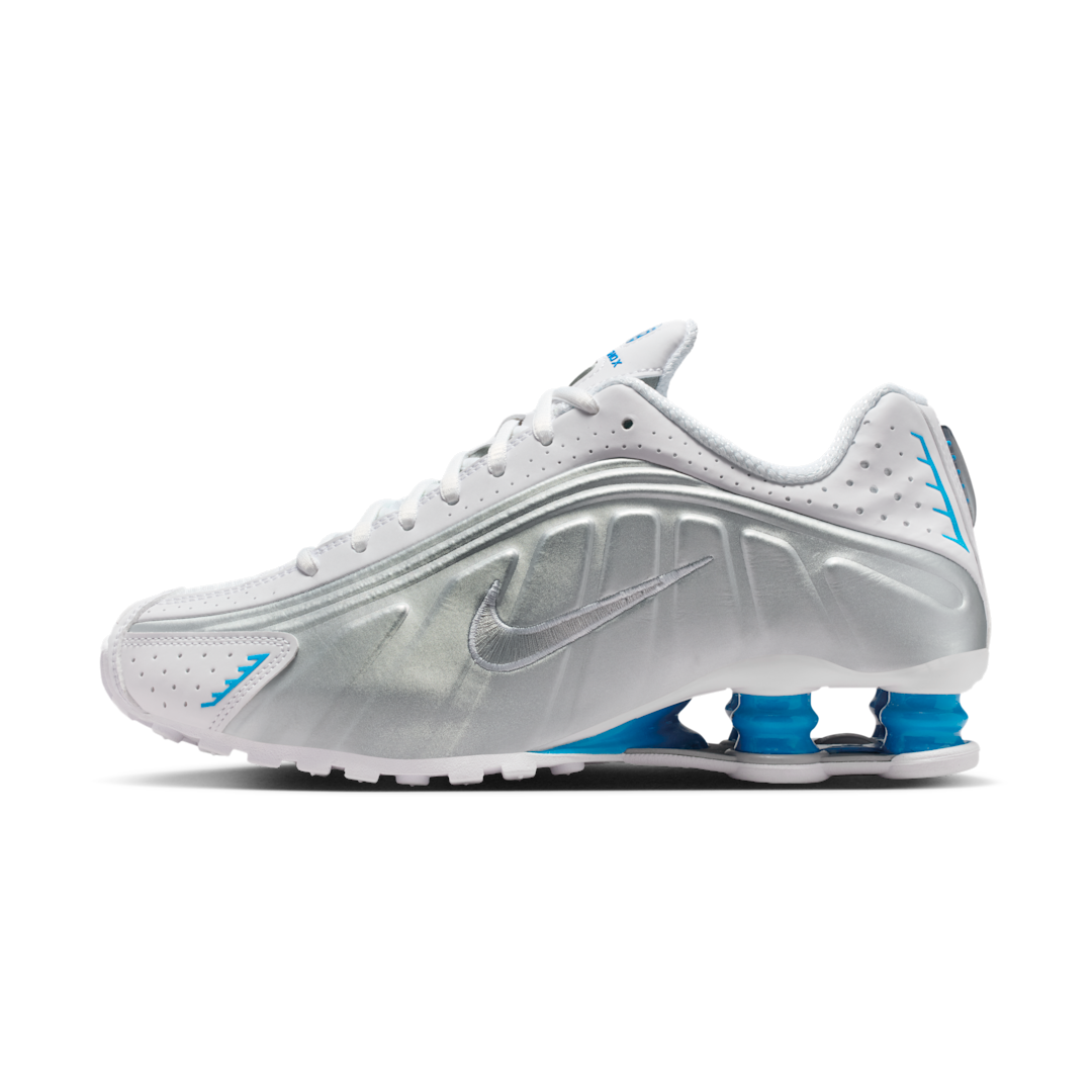 Nike Shox R4 White Blue Hero Silver | Cushioning and style – Next Step