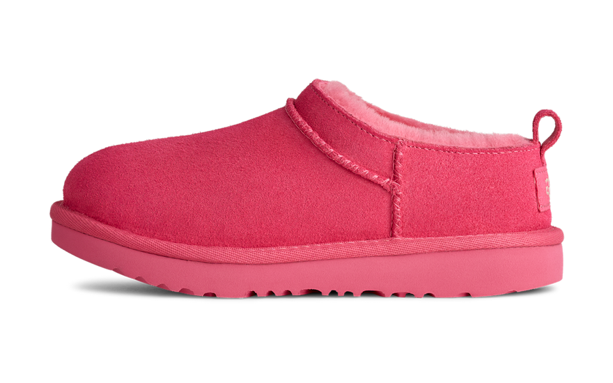 UGG Classic Micro Hausschuhe Pink Bloom (Kinder) — Rosafarbene Hausschuhe, die verzaubern