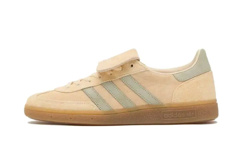 Size? x Adidas Handball Spezial LT Tan: tan style that breaks rules