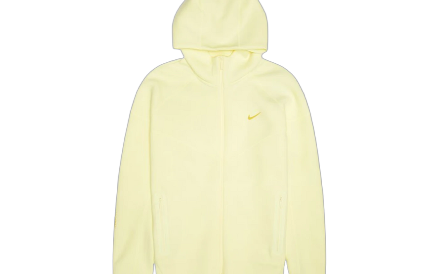Nike x NOCTA NRG Tech Fleece Full Zip Hoodie Citron Tint/Vivid Sulfur — La sudadera que rompe reglas