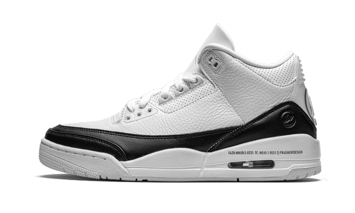 Air Jordan 3 Retro Fragment White Black Next Step