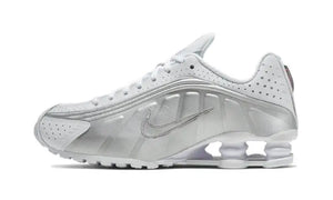 Nike Shox R4 White Metallic Silver (2019/2024)