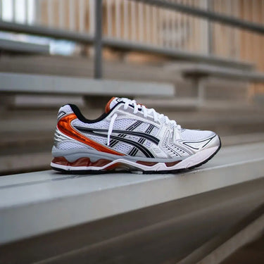 ASICS Gel-Kayano 14 White Piquant Orange Next Step
