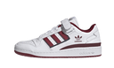 Adidas Forum Low Cloud White Collegiate Burgundy Collegiate Navy